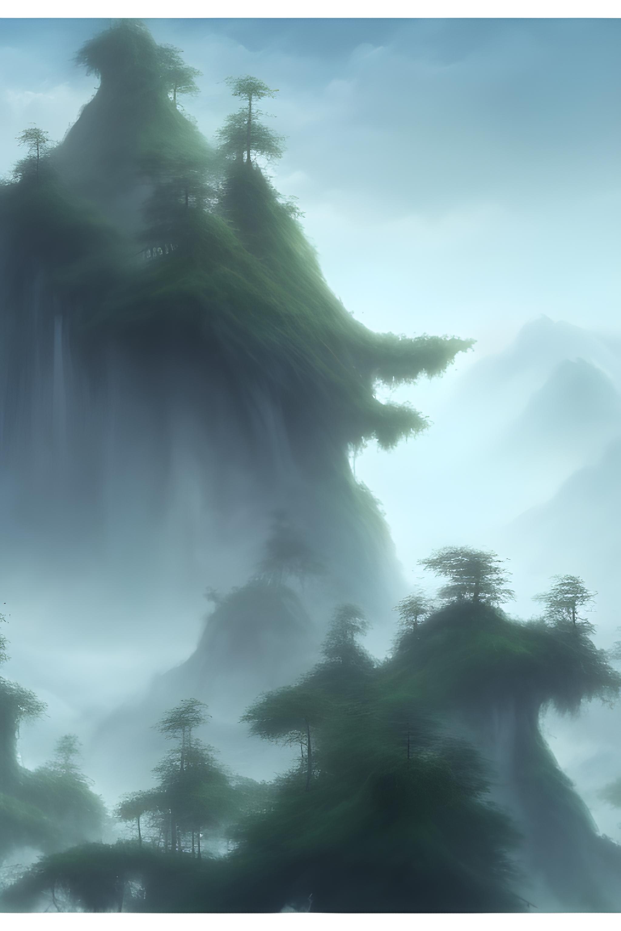 古早感 一个动漫女生打着伞，看着镜头在一片绿草地上